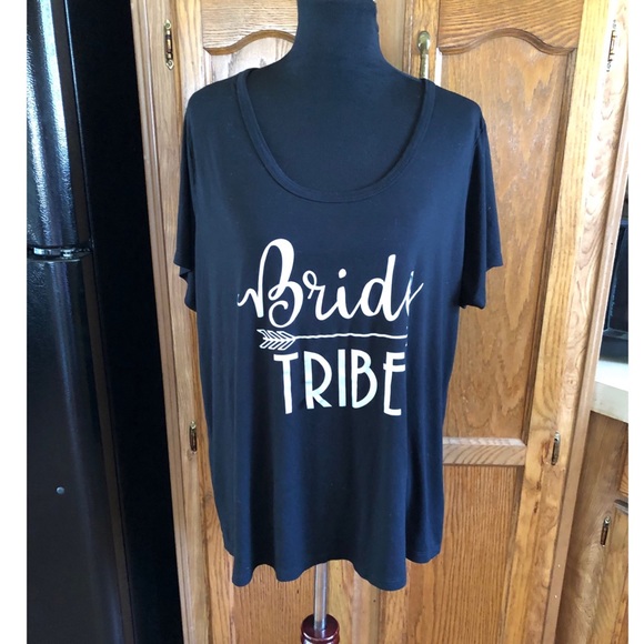 Ava & Viv Tops - Ava & Viv Bride Tribe Tee Shirt Size 2X